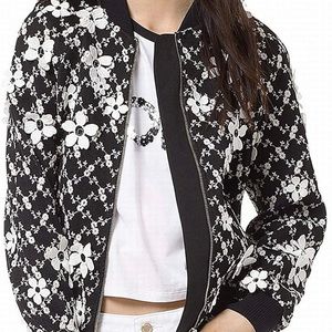 Michael Kors never worn embroidered Mesh bomber jacket